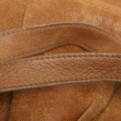 Dolce & Gabbana Brown Leather Embellished Tote