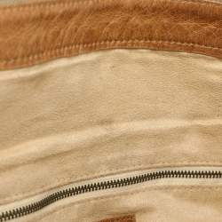 Dolce & Gabbana Brown Leather Embellished Tote