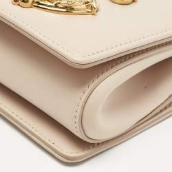Dolce & Gabbana Beige Leather DG Girls Phone Bag