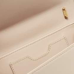 Dolce & Gabbana Beige Leather DG Girls Phone Bag