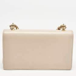 Dolce & Gabbana Beige Leather DG Girls Phone Bag