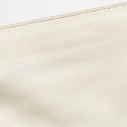 Dolce & Gabbana Beige/Off White Raffia and Python Miss Sicily Top Handle Bag