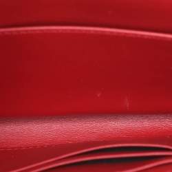 Dolce & Gabbana Red Leather Devotion Wallet On Chain