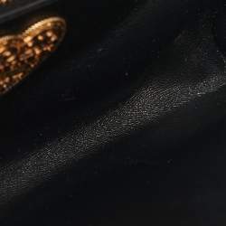 Dolce & Gabbana Gold Quilted Leather Medium Devotion Shoulder Bag