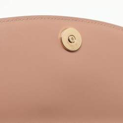 Dolce & Gabbana Nude Pink Leather DG Wallet On Chain