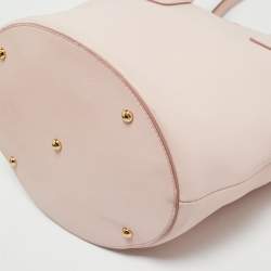 Dolce & Gabbana Pink Leather Miss Alma Bucket Tote