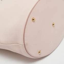 Dolce & Gabbana Pink Leather Miss Alma Bucket Tote
