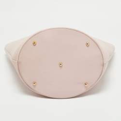 Dolce & Gabbana Pink Leather Miss Alma Bucket Tote