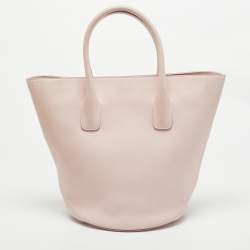 Dolce & Gabbana Pink Leather Miss Alma Bucket Tote