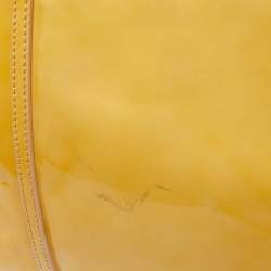 Dolce & Gabbana Yellow Patent Leather Miss Escape Tote