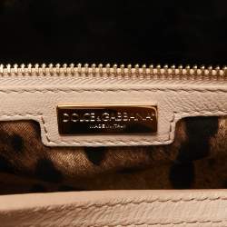 Dolce & Gabbana Yellow Patent Leather Miss Escape Tote