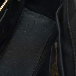 Dolce & Gabbana Black Lizard Embossed Leather DG Millennials Shoulder Bag
