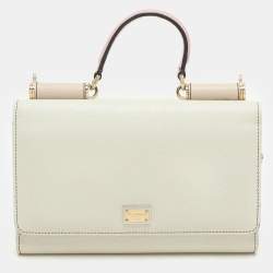 Dolce & Gabbana Multicolor Leather Sicily Lipstick Wallet on Chain