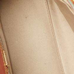 Pre Owned Dolce & Gabbana Multicolor Fan Foulard Print Leather Medium Miss Sicily Top Handle Bag