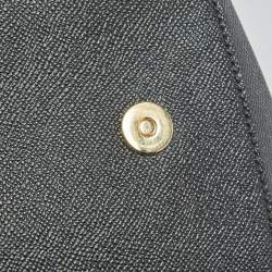 Pre Owned Dolce & Gabbana Black Leather Medium Miss Sicily Top Handle Bag