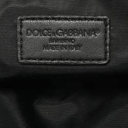 Pre Owned Dolce & Gabbana Bambino Navy Blue Neoprene Logo Belt Bag