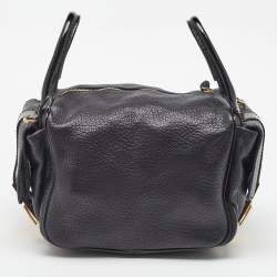 Pre Owned حقيبة دولتشي آند غابانا جلد أسود سير مشبك