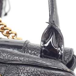 Pre Owned حقيبة دولتشي آند غابانا جلد أسود سير مشبك