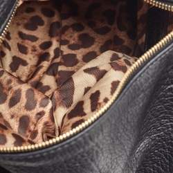 Pre Owned حقيبة دولتشي آند غابانا جلد أسود سير مشبك