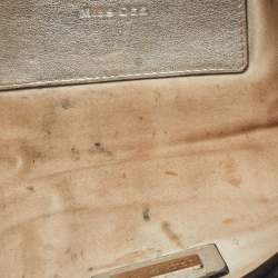 Pre Owned Dolce & Gabbana Black Satin Miss Dee Wristlet Clutch