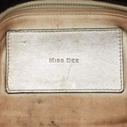 Pre Owned Dolce & Gabbana Black Satin Miss Dee Wristlet Clutch