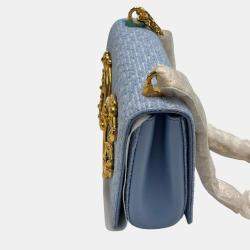 Pre Owned Dolce & Gabbana DG Girls in Light Blue Shoulder Bag