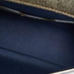 Pre Owned حقيبة دولتشي أند غابانا ميس سيسيلي جلد بنقشة سحلية حمراء كريستال صغيرة دي جي