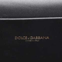 Pre Owned Dolce & Gabbana Gold Leather Devotion Belt Bag