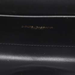 Pre Owned Dolce & Gabbana Gold Leather Devotion Belt Bag