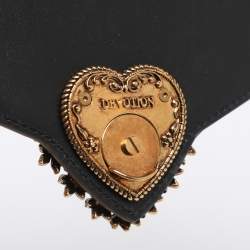 Pre Owned Dolce & Gabbana Gold Leather Devotion Belt Bag