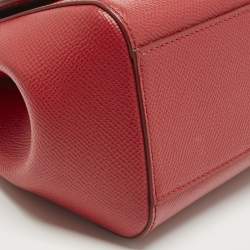 مملوكة مسبقًا Dolce & Gabbana Red Leather Small Miss Sicily Bag