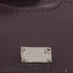 Pre Owned Dolce and Gabbana Multicolor Python/Lizard Embossed Leather Large Miss Sicily Top Handle Bag