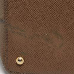 Pre Owned Dolce & Gabbana Dark Beige Leather Miss Escape Tote