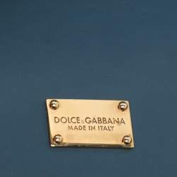 Pre Owned Dolce & Gabbana Multicolor Mix Exotic Small Miss Sicily Top Handle Bag