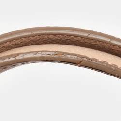 Pre Owned Dolce & Gabbana Beige Leather Miss Sicily Satchel