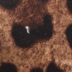 Pre Owned Dolce & Gabbana Black Lizard Embossed Leather DG Millennials Shoulder Bag