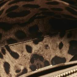 مملوكة مسبقًا Dolce & Gabbana Beige Leather Medium Miss Sicily Top Handle Bag