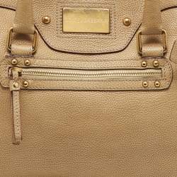 مملوكة مسبقًا Dolce & Gabbana Beige Leather Miss Easy Way Boston Bag