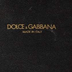 Pre Owned حقيبة خصر دولتشي أند غابانا حزام ديفوشيون جلد ذهبي