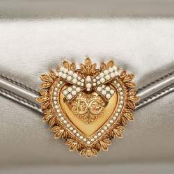 Pre Owned حقيبة خصر دولتشي أند غابانا حزام ديفوشيون جلد ذهبي