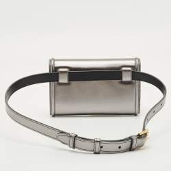 Pre Owned حقيبة خصر دولتشي أند غابانا حزام ديفوشيون جلد ذهبي