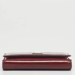 Pre Owned Dolce & Gabbana Multicolor Eel Leather Miss Sicily Von Wallet On Chain