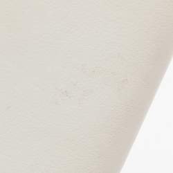 Pre Owned Dolce & Gabbana White Leather Medium Devotion Shoulder Bag