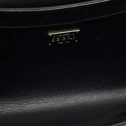 Pre Owned Dolce & Gabbana Black Quilted Leather DG Girls Shoulder Bag