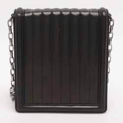 Pre Owned Dolce & Gabbana Black Leather DG Girls Crossbody Bag