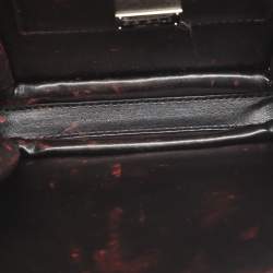 Pre Owned Dolce & Gabbana Black Leather DG Girls Crossbody Bag