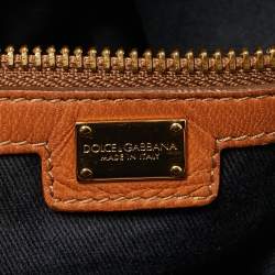 Pre Owned Dolce & Gabbana Multicolor Floral Canvas and Leather Tote