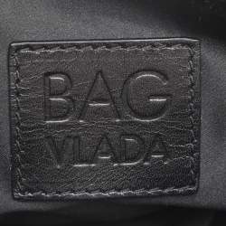 Pre Owned Dolce & Gabbana Black Satin Rhinestone Embellished Crossbody Bag