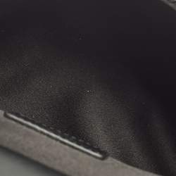 Pre Owned Dolce & Gabbana Miss Sicily Micro Black Lace and Leather Top Handle Bag