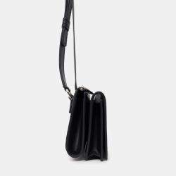 مملوكة مسبقًا Dolce & Gabbana Black Calfskin DG Millennials Convertible Crossbody